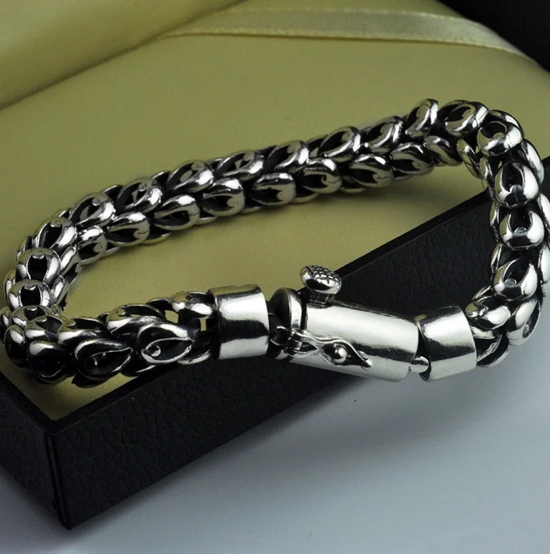 Mr. Sterling Hand Woven Dragon Scale Chain