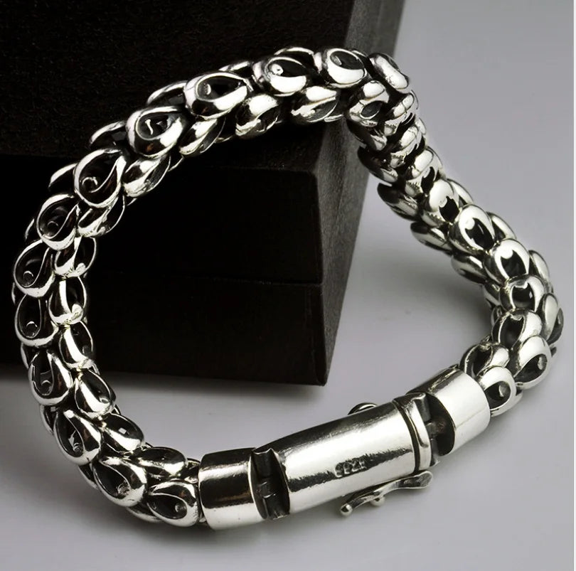 Mr. Sterling Hand Woven Dragon Scale Chain