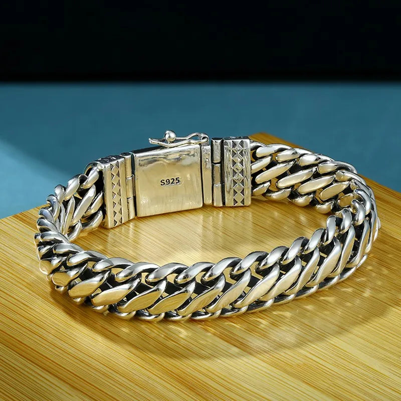 Mr. Sterling Hand-Woven Chain Link