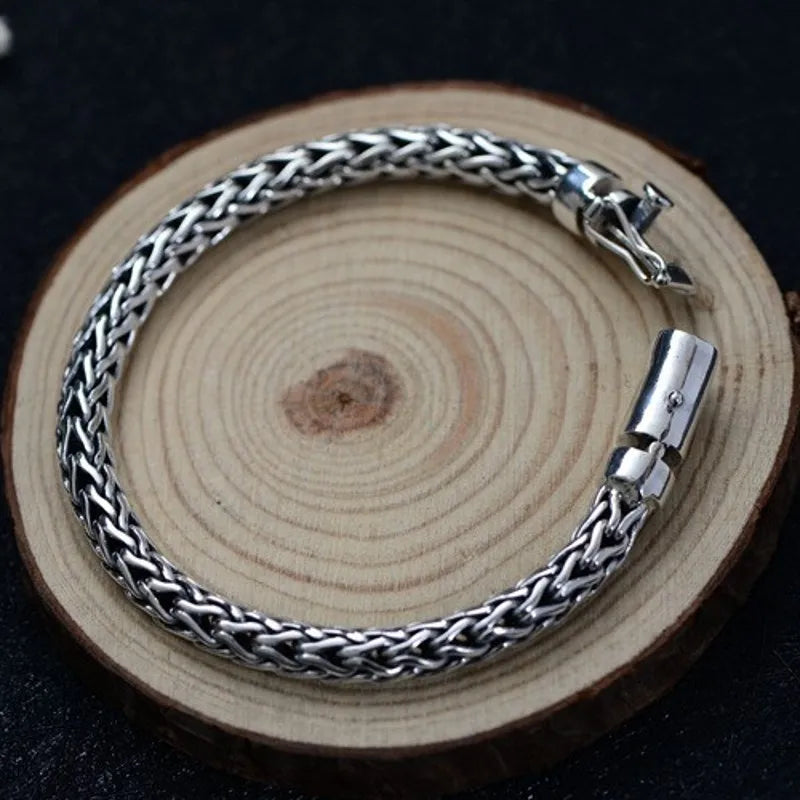 Mr. Sterling Hand-Woven Chain