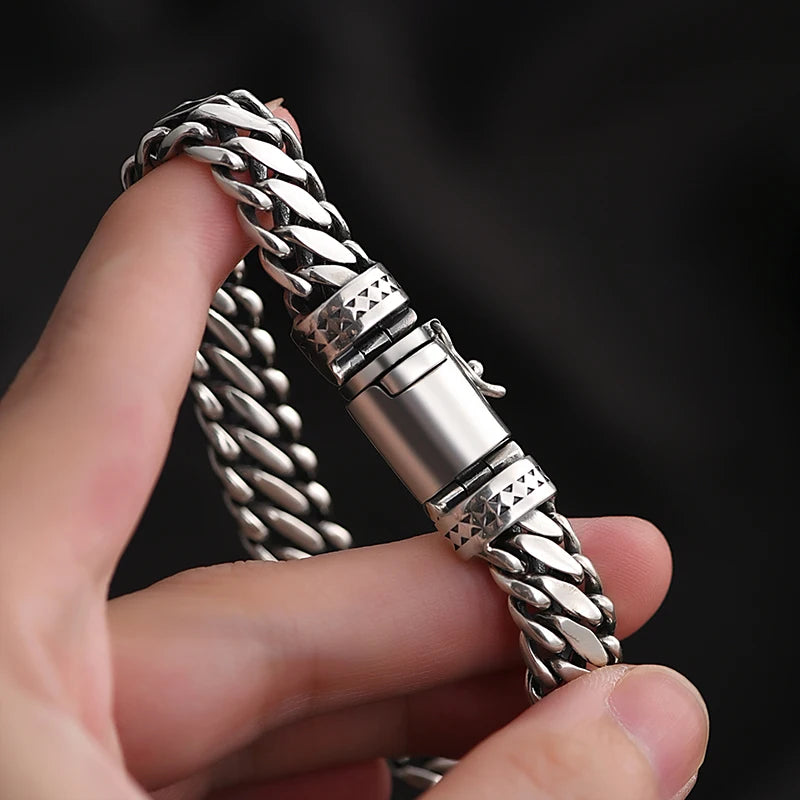 Mr. Sterling Hand Woven Chain Link