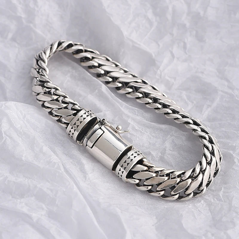 Mr. Sterling Hand Woven Chain Link