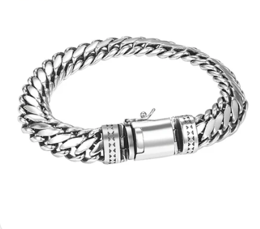 Mr. Sterling Hand Woven Chain Link