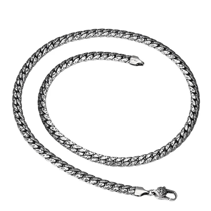 Mr. Sterling Leopard Print Chain